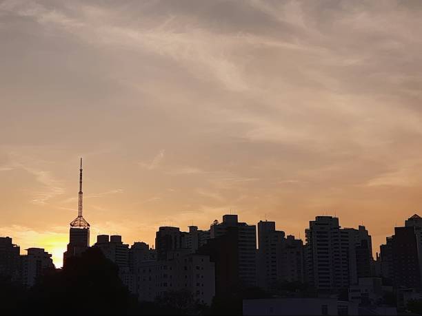 istock Sunset Over Sao Paulo, Brazil 1276687345