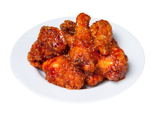 istock Korean sweet and spicy fried chicken 1276700373