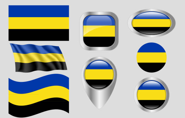 istock Flag of Gelderland, Netherlands 1276704135