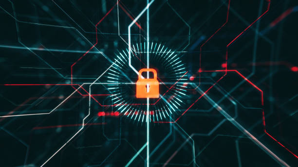 istock Cyber Technology Security Protection Monitoring Concept, Futuristic Hud Screen Display, Advanced Cloud Data Security System, Technology Background, 3d Rendering 1276708191