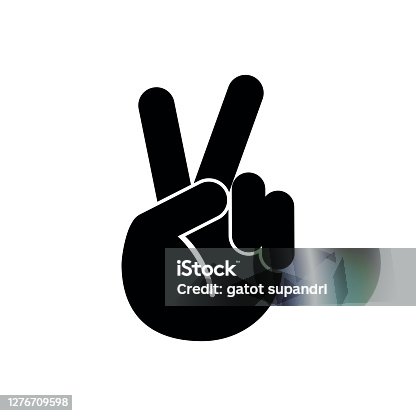 istock Peace icon vector logo template 1276709598