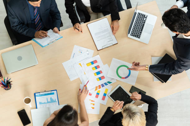 istock Business people group meeting shot from top view 1276719716