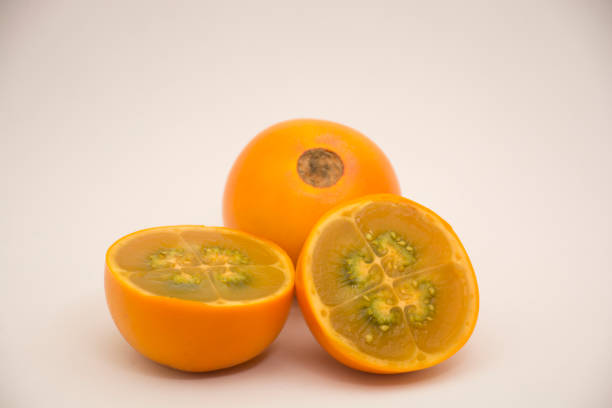 istock Lulo, delicious tropical fruit. Solanum quitoense. 1276720685