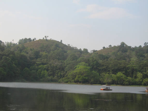 istock Boating in Pookodu lake wayanad 1276720891