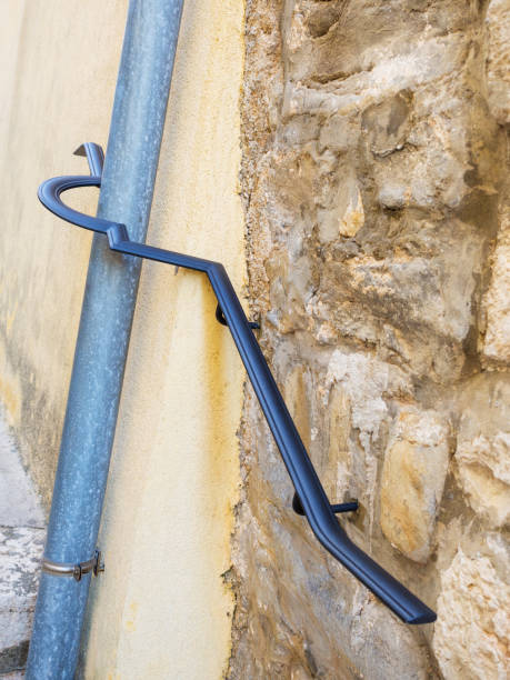istock funny handrail on a small street at rab 1276725750
