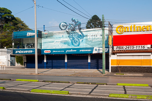 Guatemala City, July 21, 2020. Semi-deserted streets in the city of Gautemala quarantine due to the COVID-19 pandemic, preventive measures against the Coronavirus, paralyzes the economy.