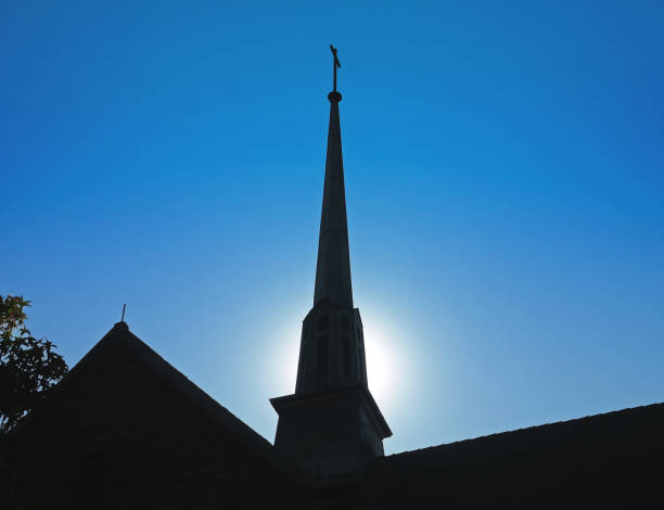 istock Silhouette of Church Steeple 1276728939