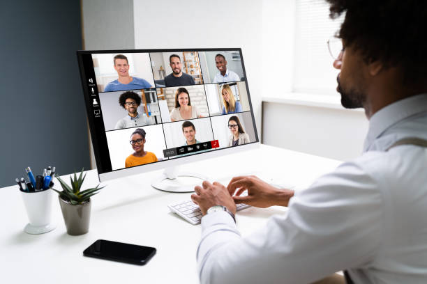 istock Video Conference Business Call. African Man Conferencing 1276731923