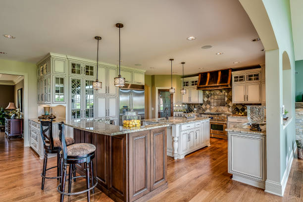 istock Many colors decorate this beautiful kitchen 1276741384