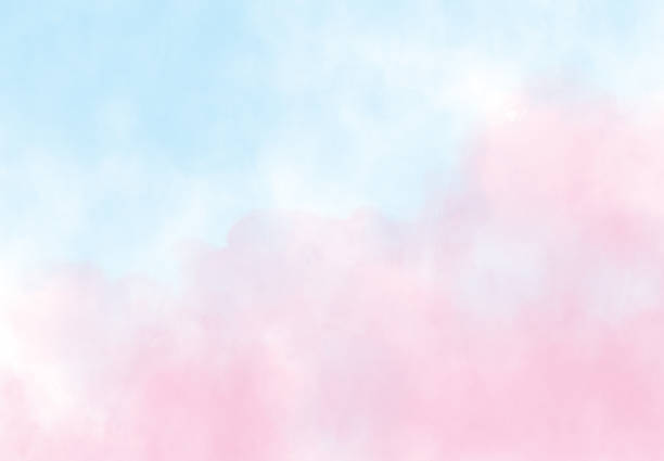 istock Abstract pink Blue Water color background, Illustration, texture for design 1276742651