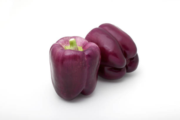 Texture and composition of purple paprika