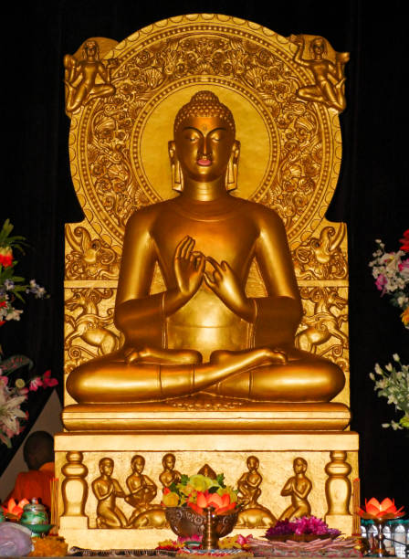 istock Gautama Buddha statue in Varanasi 1276747222