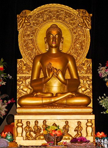A very ancient & famous statue of Lord Gautama Buddha in Varanasi temple called as 