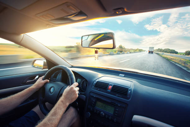 istock Car dashboard and steering wheel inside of car 1276748036