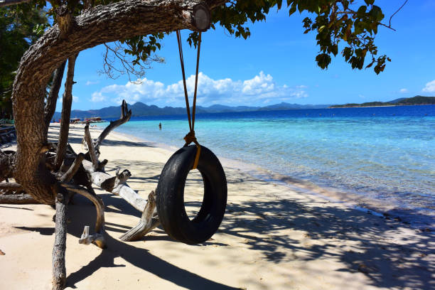 istock Swing in the paradise 1276750443