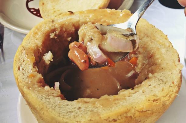 istock Bean soup. Traditional dish from western Romania, in Romanian 