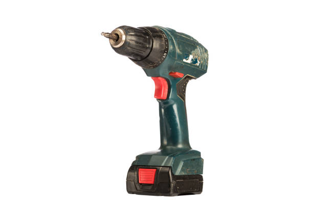 istock Cordless screwdriver on a white background. Isolated. 1276757478