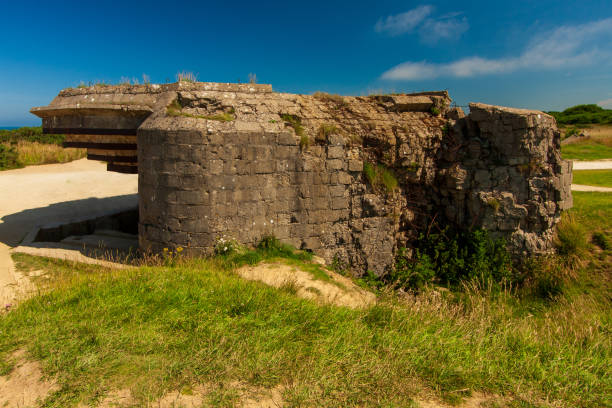 istock Bunker remains at Pointe du Hoc in Normandy 1276761472