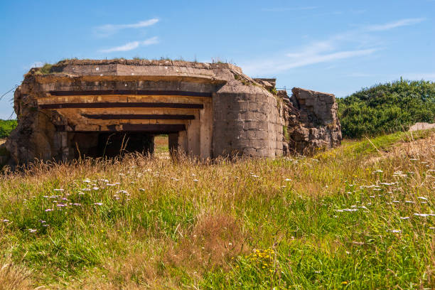 istock Bunker remains at Pointe du Hoc in Normandy 1276761480