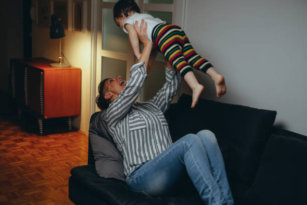 istock woman with her son at home 1276761792