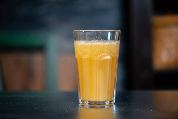 fresh orange juice soda water