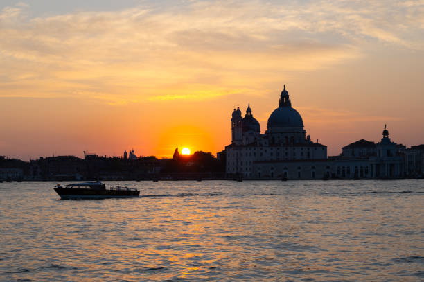 istock Venice, view of the lagoon at sunset 1276766331
