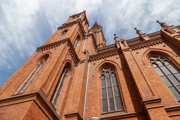 istock Low angle view on the Marktkirche in Wiesbaden 1276768842
