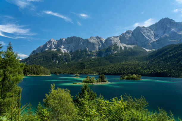 istock view on the beautiful zugspitze mountain and the eibsee 1276774132