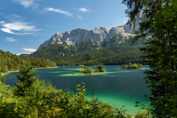 istock view on the beautiful zugspitze mountain and the eibsee 1276774567