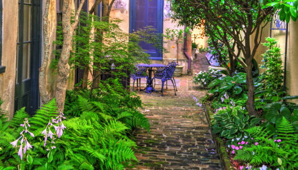 istock Beautiful Pathway between buildings-Charleston, SC 1276785969