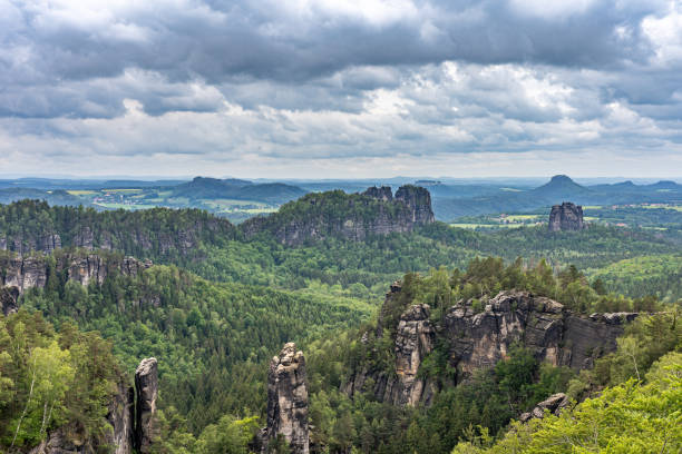 istock panoramic view of saxon switzerland, germany 1276790016
