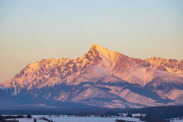 istock Krivan mountain during sunset in High Tatras, Slovakia 1276795876