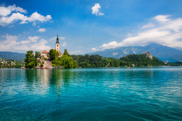 istock Bled Island in Lake Bled, Slovenia 1276806304