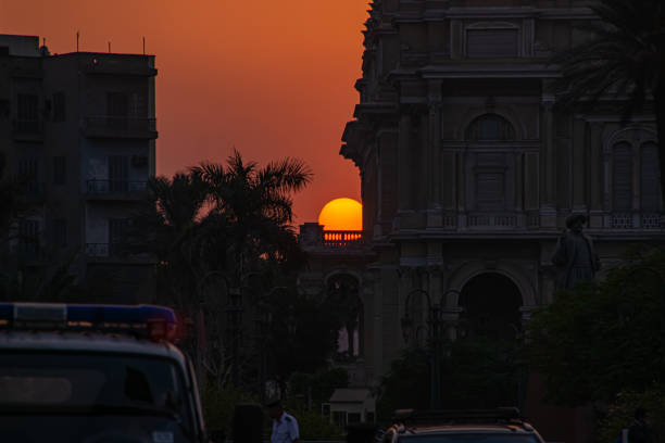 Architecture and street scene from Egypt, El Cairo 2018. High quality photo