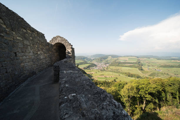 The Farnsburg ruin, beautiful ruin in the canton of Baselland in Switzerland.