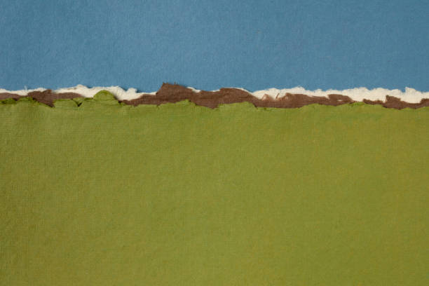 istock colorful abstract landscape created with handmade Indian paper 1276820311