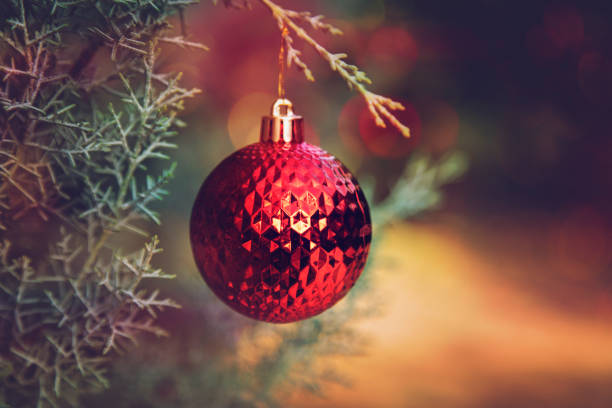 ich wünsche ihnen ein gutes neues jahr. schreiben sie ihre nachricht. - christmas decoration photography themes christmas ornament stock-fotos und bilder