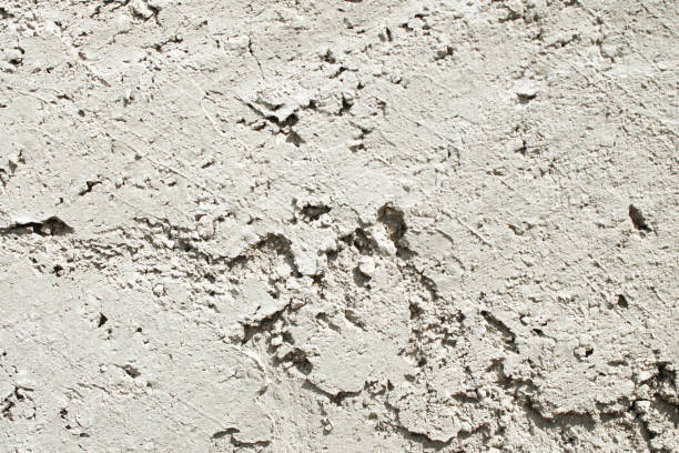 istock The texture of the plastered wall. Finished surface after plastering. 1276824297