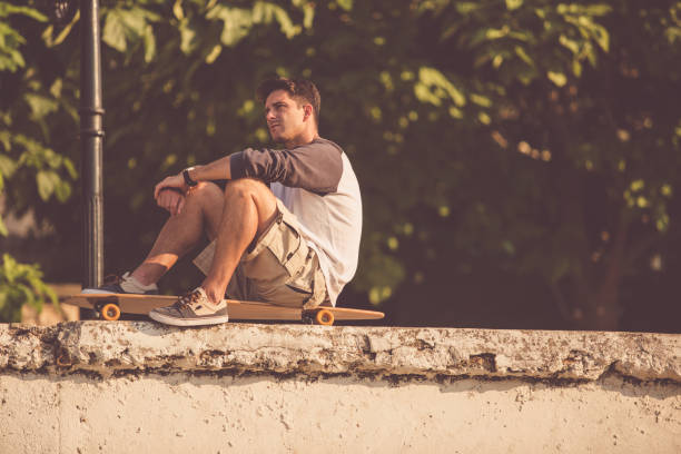 istock Many paths and roads on his skateboard 1276826019
