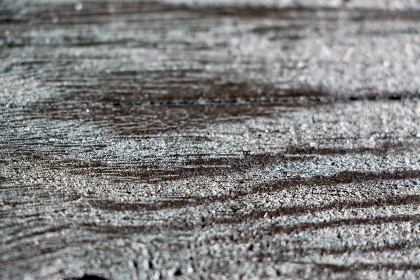 istock Black wood texture. Dark background. Natural wood surface. 1276826323