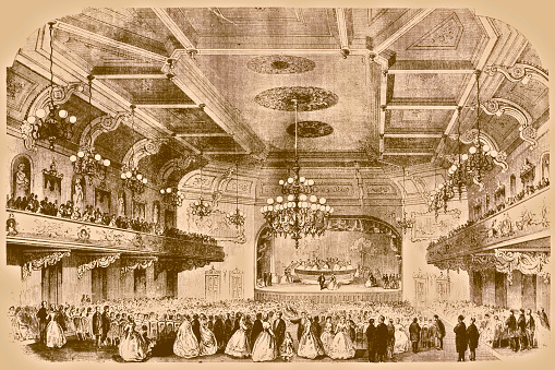 Illustration of a Concordia Hall was a music venue in Baltimore, Maryland
