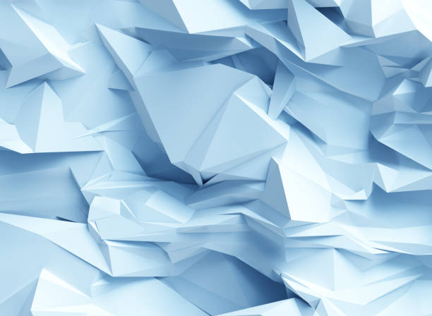 istock Abstract background of polygons on white background. 1276846145