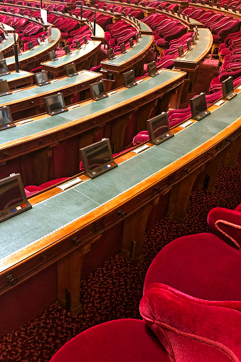 Hemiciclo del Senado francés en París photo