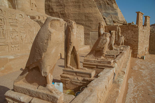istock Architecture from historical place, Abu simbel temple, Egypt 2018 september 1276848433