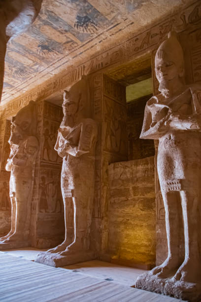 istock Architecture from historical place, Abu simbel temple, Egypt 2018 september 1276848454