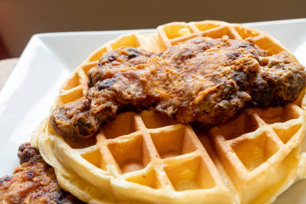istock Homemade Chicken and Waffles 1276857666