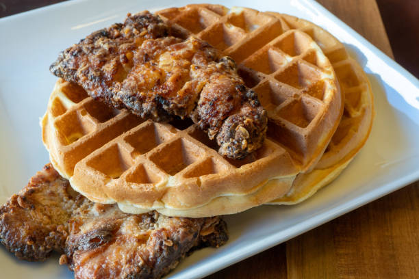 istock Homemade Chicken and Waffles 1276861354