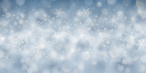 istock Christmas background of snowflakes 1276862645