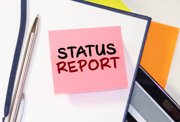 istock Word writing text Status Report. Business concept for Update Summary of situations 1276870084
