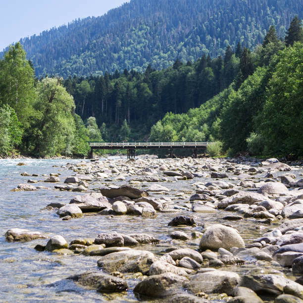 istock View of the bridge over azure river 1276871748